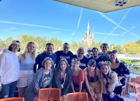 Mu students at Disney