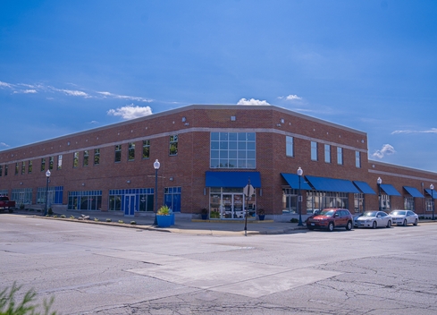 entrance to health science center