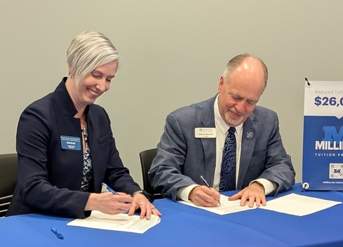 Millikin Heartland Articulation Agreement Signing