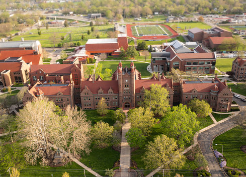 Drone of campus