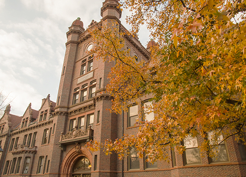 Shilling Hall in Fall