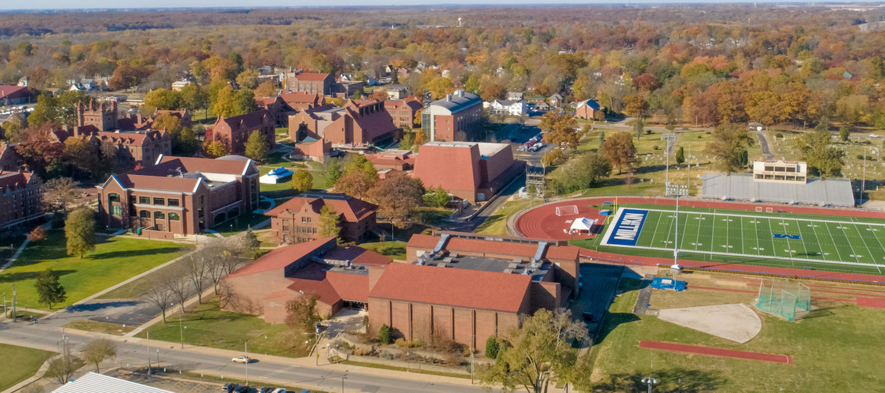 Aerial view of Campus