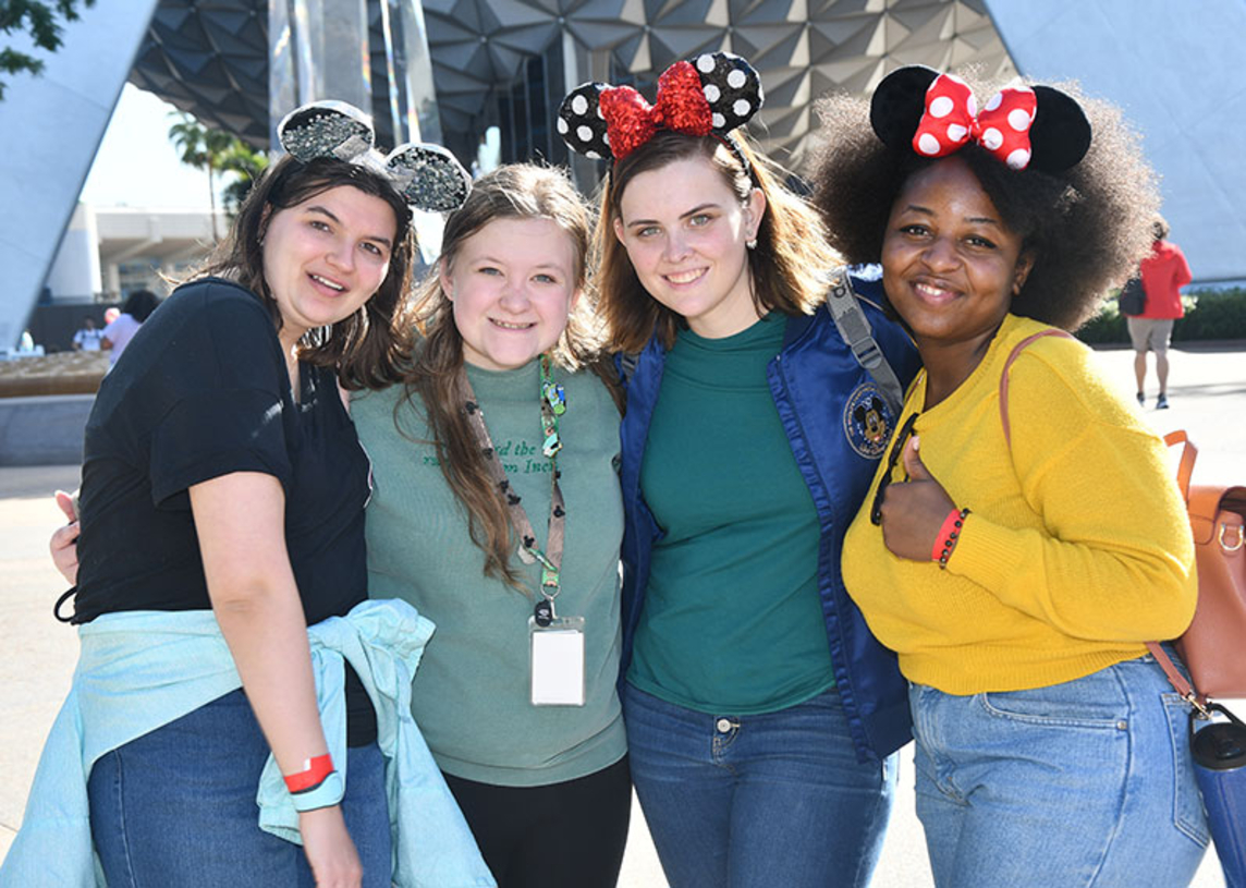 Students at Disney