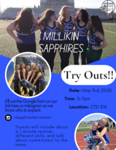 millikin sapphires try outs