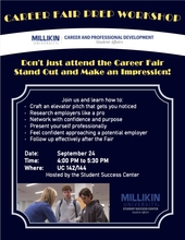 career fair prep workshop