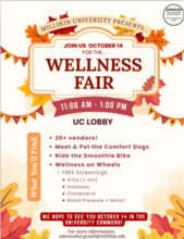 Wellness Fair Oct. 14